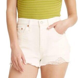 NWOT Levi's Women's 501 Original Shorts | Whiteboard White | Size 27